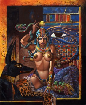 Simon Bisley Famous Women #20 Original Art - Hatshepsut