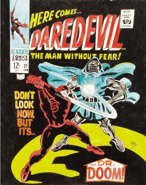 Gene Colan Original Art - Daredevil #37 Cover Re-Creation