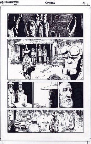 Richard Corben Original Art - Hellboy The Crooked Man #1 Page 4