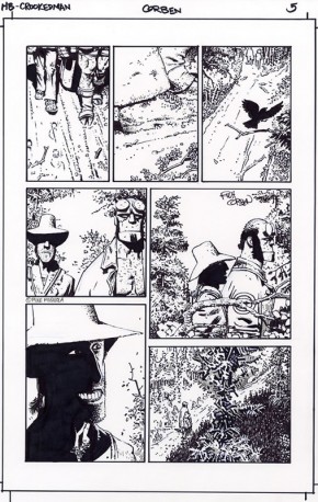 Richard Corben Original Art - Hellboy The Crooked Man #1 Page 5