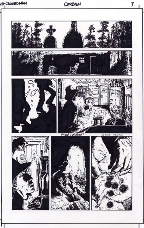 Richard Corben Original Art - Hellboy The Crooked Man #1 Page 7