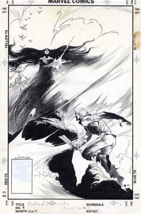Charles Vess Original Comic Art - Pirates of Dark Water #9 Cover
