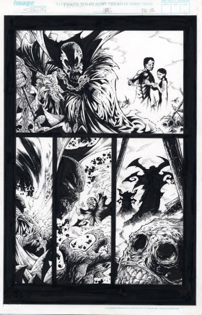 Billy Tan Original Comic Art - Spawn #156 Page 13