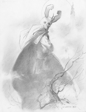 Charles Vess Original Comic Art - Thor Pencil Prleim