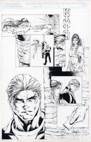 Michael Turner Original Art - Witchblade #3 Page 8