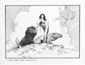 Mark Schultz Original Art - Hannah Dundee Illustration (1992)
