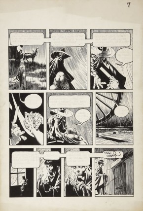 Bernie Wrightson Original Art - Freak Show Panel Page