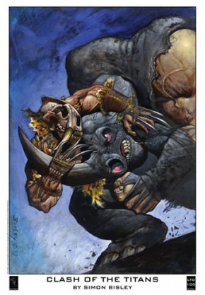 Clash of the Titans by Bisley