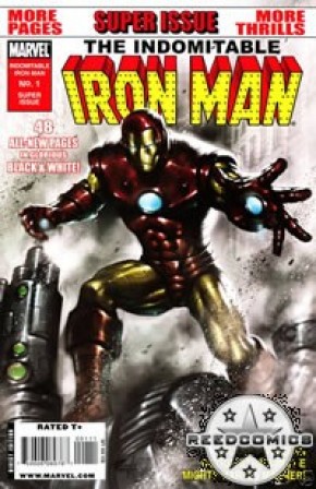 Indomitable Iron Man Black And White