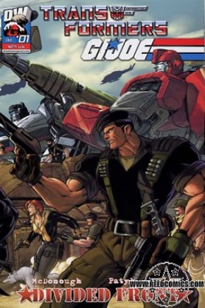 Transformers GI Joe Volume 2 #1 (Cover B) Corner Crease