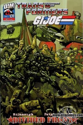 Transformers GI Joe Volume 2 #1 (Cover C) Corner Crease