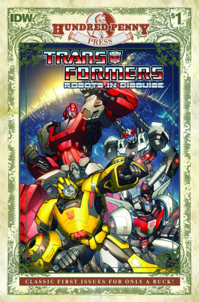 TRANSFORMERS ROBOTS IN DISGUISE #1 100 PENNY PRESS EDITION