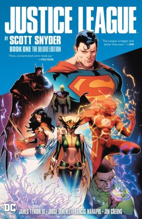 JUSTICE LEAGUE BY SCOTT SNYDER DELUXE EDITION BOOK 1 HARDCOVER