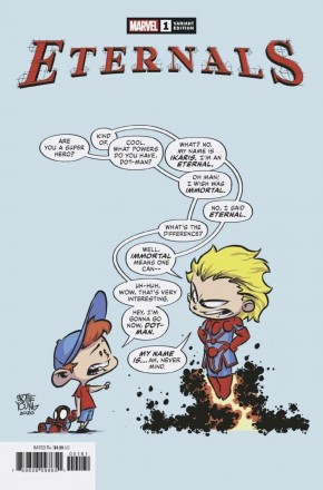 ETERNALS #1 (2021 SERIES) SKOTTIE YOUNG BABY VARIANT COVER