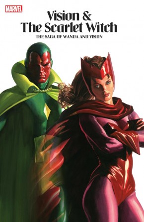 VISION AND SCARLET WITCH SAGA WANDA AND VISION GRAPHIC NOVEL