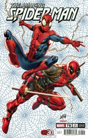 AMAZING SPIDER-MAN #78 (2018 SERIES) LIEFELD DEADPOOL 30TH ANNIVERSARY VARIANT