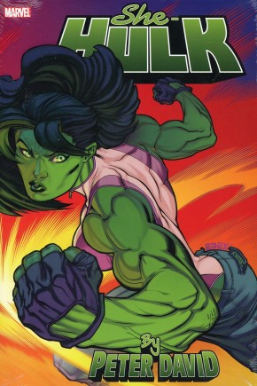 SHE-HULK BY PETER DAVID OMNIBUS HARDCOVER ED MCGUINNESS DM VARIANT COVER