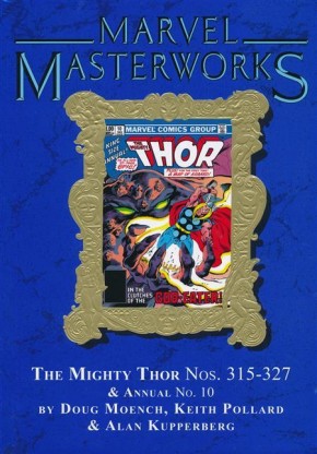 MARVEL MASTERWORKS THE MIGHTY THOR VOLUME 21 DM VARIANT #322 EDITION HARDCOVER