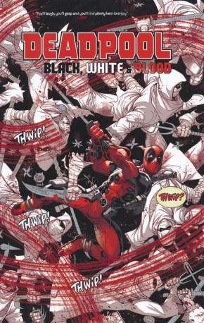 DEADPOOL BLACK WHITE AND BLOOD GRAPHIC NOVEL