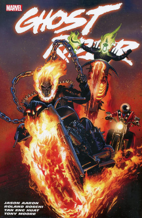 GHOST RIDER BY JASON AARON OMNIBUS HARDCOVER GREG LAND DM VARIANT COVER