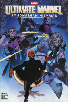 ULTIMATE MARVEL BY JONATHAN HICKMAN OMNIBUS HARDCOVER OLIVIER COIPEL DM VARIANT COVER