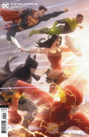 JUSTICE LEAGUE #49 (2018 SERIES) ALEX GARNER VARIANT