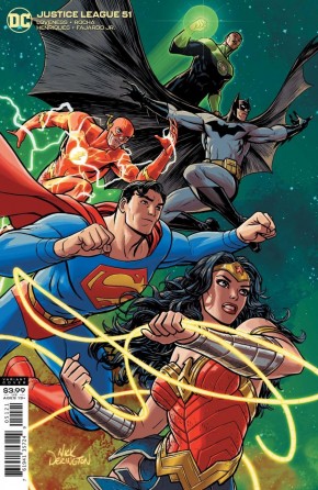 JUSTICE LEAGUE #51 (2018 SERIES) NICK DERINGTON VARIANT